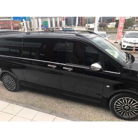 Omsa Mercedes Vito/W447 Krom 8 Parça Tek Sürgülü L3: Uzun Şase 2014 ve Sonrası Cam Alt Çıtaları