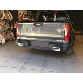 Omsa Mercedes X-Class Arka Mat Siyah 2017 ve Sonrası Difüzör