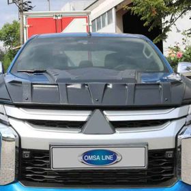 Omsa Mitsubishi L200 2020 ve Sonrası 3 Parça Dragon Ön Kaput Rüzgarlığı