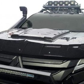 Omsa Mitsubishi L200 2020 ve Sonrası 4 mm Yarasa Ön Kaput Rüzgarlığı