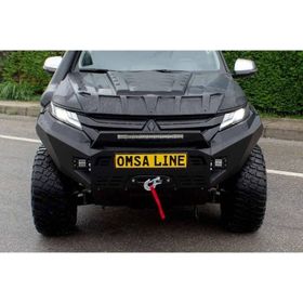 Omsa Mitsubishi L200 Dakar 2019 ve Sonrası Siyah Sensörlü Ön Tampon