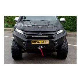 Omsa Mitsubishi L200 Dakar 2019 ve Sonrası Siyah Sensörlü Ön Tampon
