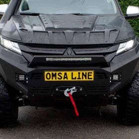 Omsa Mitsubishi L200 Dakar 2019 ve Sonrası Siyah Sensörlü Ön Tampon