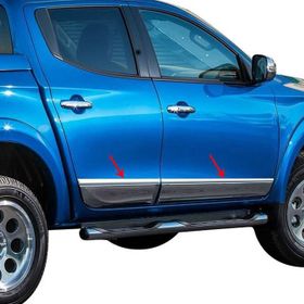 Omsa Mitsubishi L200 Krom 4 Parça 2020 ve Sonrası Yan Kapı Çıtası
