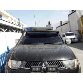 Omsa Mitsubishi L200 Ledli Mat Siyah 2005-2011 Arası Ön Siperlik