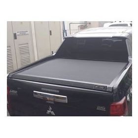 Omsa Mitsubishi L200 Omback Siyah 2020 ve Sonrası Plastik Rollbarlı İçin Sürgülü Bagaj Kapama