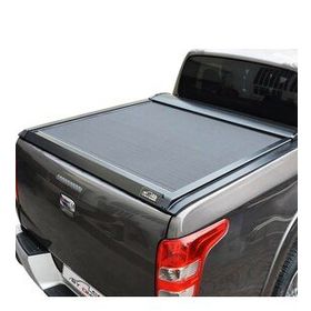 Omsa Mitsubishi L200 Omback Siyah 2020 ve Sonrası Plastik Rollbarlı İçin Sürgülü Bagaj Kapama