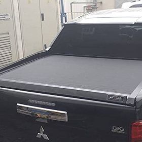 Omsa Mitsubishi L200 Omback Siyah 2020 ve Sonrası Plastik Rollbarlı İçin Sürgülü Bagaj Kapama