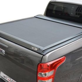 Omsa Mitsubishi L200 Omback Siyah 2020 ve Sonrası Plastik Rollbarlı İçin Sürgülü Bagaj Kapama