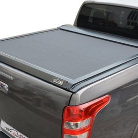 Omsa Mitsubishi L200 Omback Siyah 2020 ve Sonrası Plastik Rollbarlı İçin Sürgülü Bagaj Kapama
