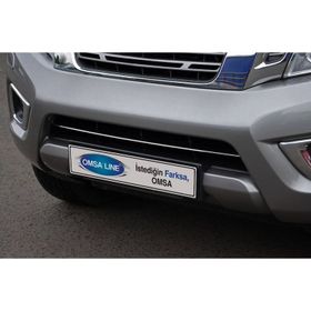Omsa Nissan Navara 2016 ve Sonrası Krom Ön Tampon Çıtası