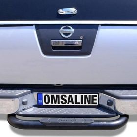 Omsa Nissan Navara 60x76 Siyah 2016 ve Sonrası Arka Basamak