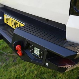 Omsa Nissan Navara Dakar V2 2016 ve Sonrası Ledli Çelik Arka Tampon