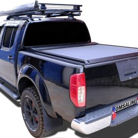 Omsa Nissan Navara Omback Uzun Kasa Siyah 2011-2014 Arası Sürgülü Bagaj Kapama