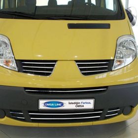 Omsa Nissan Primastar 2010-2014 6 Parça Krom Ön Tampon Çıtası