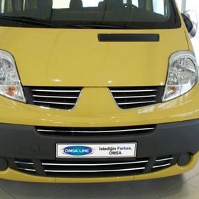 Omsa Nissan Primastar 2010-2014 6 Parça Krom Ön Tampon Çıtası