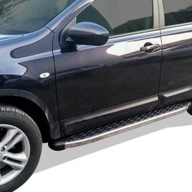 Omsa Nissan Qashqai 2 Blackline Krom 2010-2014 Arası Yan Basamak