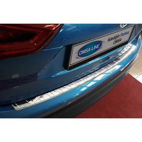 Omsa Nissan Qashqai 2017 ve Sonrası Taşlı Krom Arka Tampon Eşiği