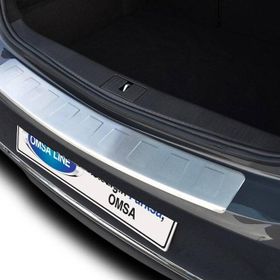 Omsa Opel Astra J HB 2010-2014 Taşlı Krom Arka Tampon Eşiği