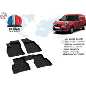Omsa Opel Combo D 4D Siyah 2010-2018 Arası Havuzlu Paspas