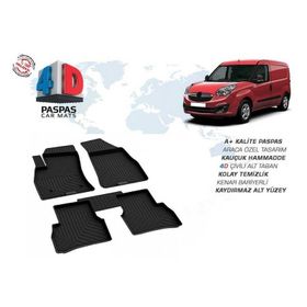 Omsa Opel Combo D 4D Siyah 2010-2018 Arası Havuzlu Paspas