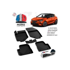 Omsa Opel Corsa F Siyah 2019 ve Sonrası 4D Paspas