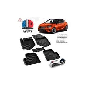 Omsa Opel Corsa F Siyah 2019 ve Sonrası 4D Paspas