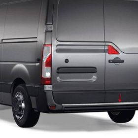 Omsa Opel Movano 3 2010 ve Sonrası Taşlı P.Çelik Krom Arka Tampon Eşiği