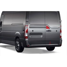Omsa Opel Movano 3 2010 ve Sonrası Taşlı P.Çelik Krom Arka Tampon Eşiği