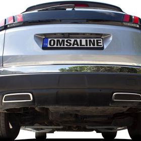 Omsa Peugeot 3008 Krom 2 Parça 2016 ve Sonrası Egzoz Çerçevesi