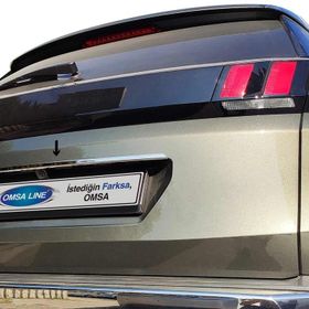 Omsa Peugeot 3008 Krom Plaka Üstü 2016 ve Sonrası Bagaj Çıtası