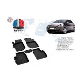 Omsa Peugeot 301 4D Siyah 2013 ve Sonrası Havuzlu Paspas