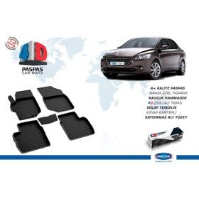 Omsa Peugeot 301 4D Siyah 2013 ve Sonrası Havuzlu Paspas