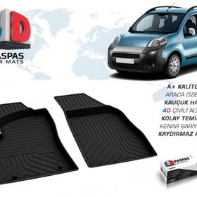 Omsa Peugeot Bipper Siyah Ön 2 Parça 2008 ve Sonrası 4D Paspas
