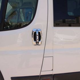 Omsa Peugeot Boxer 3 2006 ve Sonrası 4 Kapı Krom Kapı Kolu ve Çerçevesi