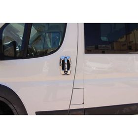 Omsa Peugeot Boxer 3 2006 ve Sonrası 4 Kapı Krom Kapı Kolu ve Çerçevesi