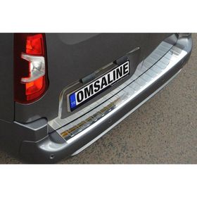 Omsa Peugeot Partner 3 2019 ve Sonrası Krom Arka Tampon Eşiği