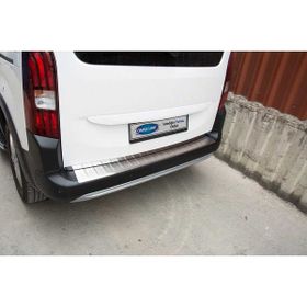Omsa Peugeot Rifter 2019 ve Sonrası Taşlı Krom Arka Tampon Eşiği