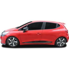 Omsa Renault Clio 4 HB Siyah Krom 8 Parça 2012-2018 Arası Cam Çıtası