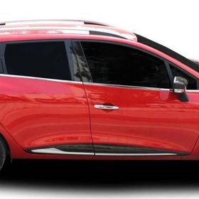 Omsa Renault Clio 4 HB/SW Krom 4 Parça Formlu 2012-2018 Arası Yan Kapı Çıtası
