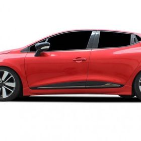 Omsa Renault Clio 4 HB/SW Siyah Krom 4 Parça Formlu 2012-2018 Arası Yan Kapı Çıtası