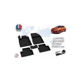 Omsa Renault Clio 5 4D Siyah 2019 ve Sonrası Havuzlu Paspas