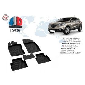 Omsa Renault Kadjar 4D Siyah 2014 ve Sonrası Havuzlu Paspas