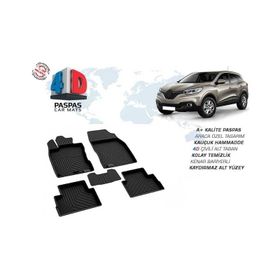 Omsa Renault Kadjar 4D Siyah 2014 ve Sonrası Havuzlu Paspas