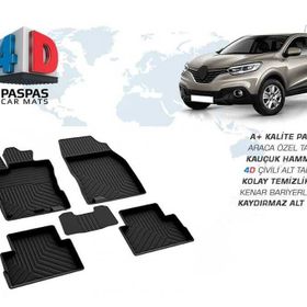 Omsa Renault Kadjar 4D Siyah 2014 ve Sonrası Havuzlu Paspas