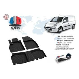 Omsa Renault Kangoo 2 4D Siyah 2008 ve Sonrası Havuzlu Paspas