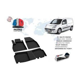 Omsa Renault Kangoo 2 4D Siyah 2008 ve Sonrası Havuzlu Paspas