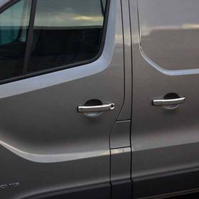 Omsa Renault Master 2010 ve Sonrası 4 Kapı Tek Delik Krom Kapı Kolu