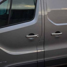 Omsa Renault Master 2010 ve Sonrası 4 Kapı Tek Delik Krom Kapı Kolu