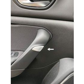 Omsa Renault Megane 4 HB 2 Parça 2021 ve Sonrası Krom Kapı İçi Tutamak